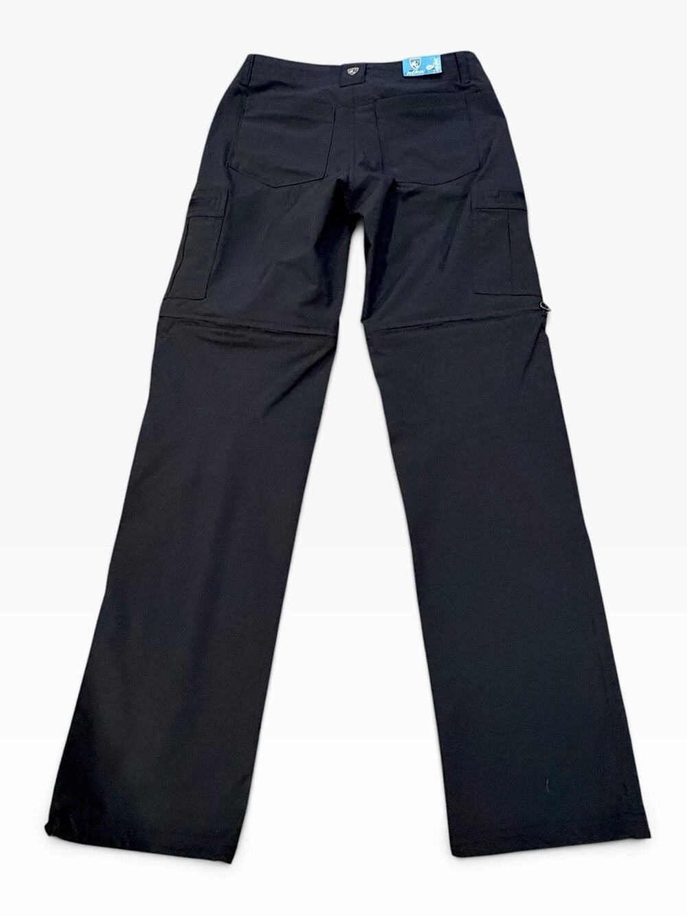 NEW Kuhl KURVE Horizn Convertible Pants - Shorts Hiking Black Women's Size 0 Reg